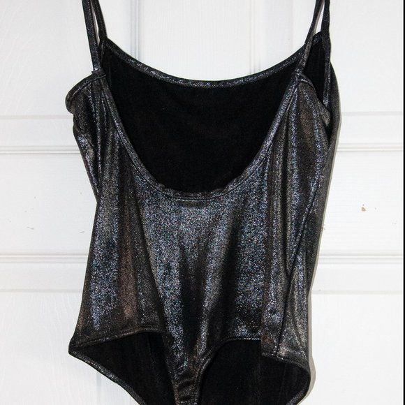 American Apparel Sparkle Thong Bodysuit - Picture 2 of 2